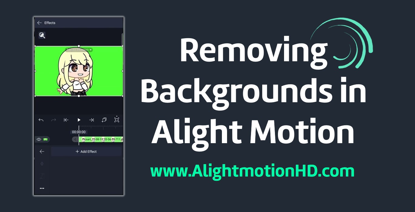 Removing Backgrounds in Alight Motion